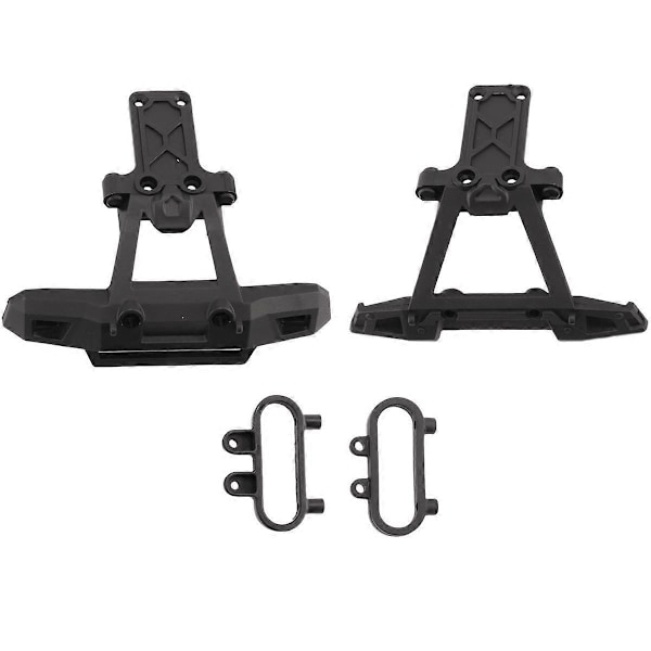 Front- og bakre støtfangersett for HBX 16889 16889A 16890 16890A SG 1601 SG 1602 SG1601 SG1602 RC Bil [HK] black