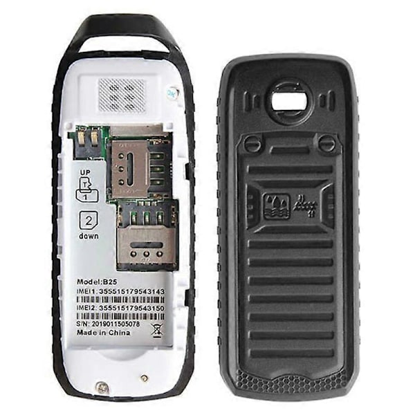 B25 Dual-SIM Mini Bar Telefon 0,66-tums Skärm 2G GSM Mobiltelefon - Grön[HK] Multicolor Blue