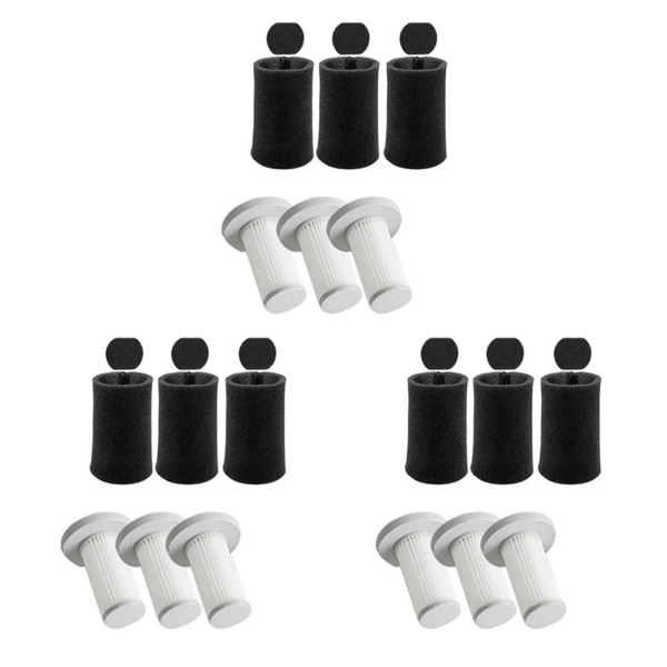 3 Set Hepa Filter Mini Push Rod Vakuumborste Ersättningsfilter för Deerma Dx700 Dammsugare Ass Hy[HK]