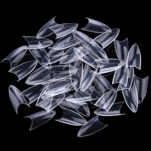Stiletto-tipper for negleforlengelse - 500 løse tipper [HK] Clear