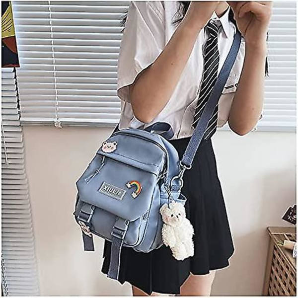 Söta Mini Ryggsäckar Med Tillbehör Estetisk Mini Ryggsäck För Tonåringar Kawaii Liten Ryggsäck[HK]