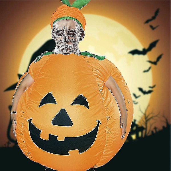 Halloween Cosplay Græskar Oppustelig Kostume Voksne Halloween Party Sceneoptræden Fra [HK]