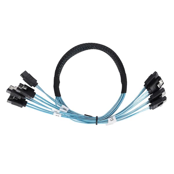 Højhastigheds SATA-kabler 6 Gbps 4-kabelpakke til computer [HK]
