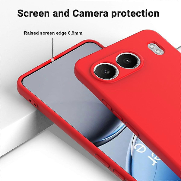 OnePlus Nord 4 Kuori Nestemäinen Silikoni Naarmuuntumaton Puhelinkuori Rannekkeella - Vihreä[HK] Red Multicolor