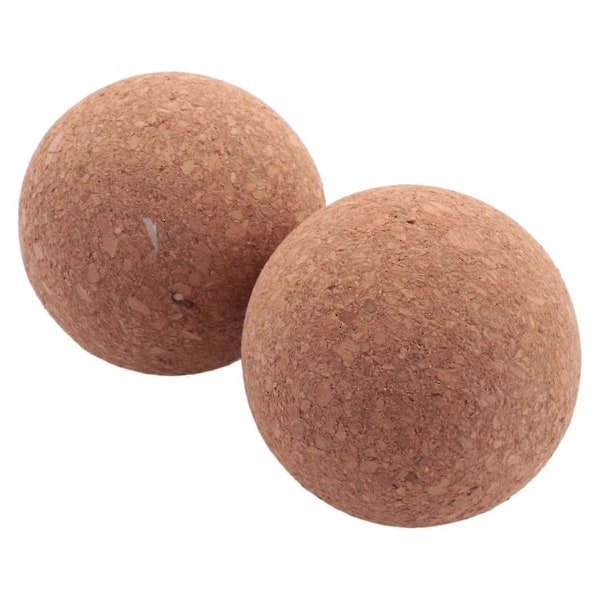 2 Stykker Korkball Vinpropp i Tre, Korkballpropp for Vin Karaffel Flaske Erstatning 5,5 cm [HK]