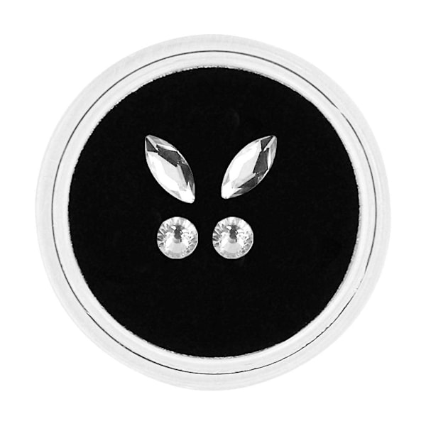 Hammaskoru Kristallitimantti Koriste Eri Muoto Väri Hampaiden Korut [HK] White
