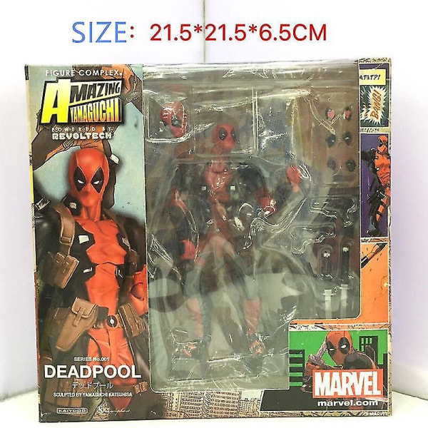 Jingdong Marvel Legends X-men nr. 001 Deadpool Actionfigur Fantastisk Revoltech Kaiyodo Legetøj[HK] Red