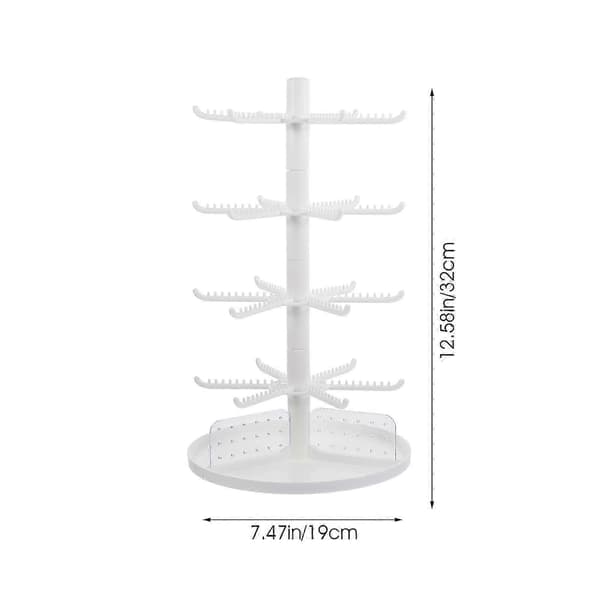 Øreringeholder Organizer Multi-lags Design til Toilettet 12.58X7.47X7.47IN Robust 2 Stk.[HK]