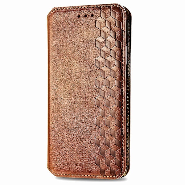 Til Samsung Galaxy A05s 4G Læder Cover Præget Rombe Tegnebog Telefon Etui[HK] Style F Multicolor