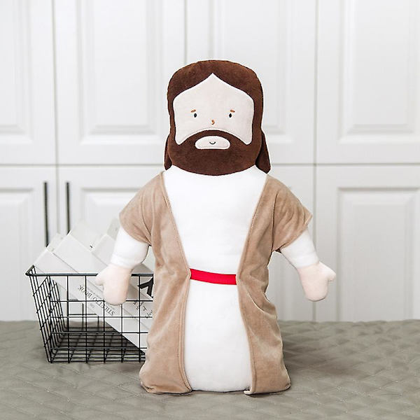 50cm Plyschleksak Jesus Kristus Mjuk Dock Barnrumsdekoration Fotorekvisita Krampuff Kristna[HK] As shown