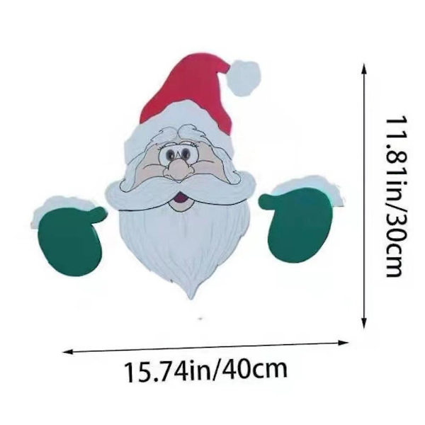 Julefest Pynt Havehegn Kigger The Grinch Julemand Elg Dekoration[HK] B