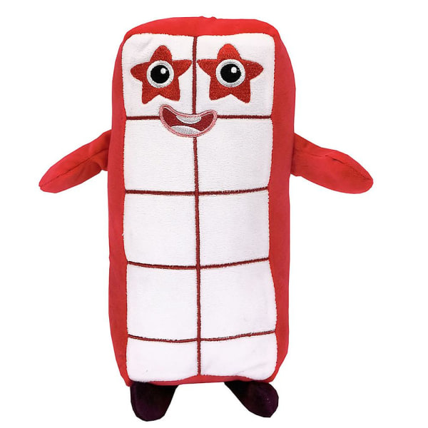 Cartoon Numberblocks 1-10 Mjuk Plyschdocka Kudde Fylld Leksak Present[HK] 10