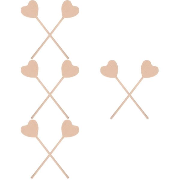 Træ Fe Stav Fe Stav til Maling 8 stk. Børnefotorekvisitter[HK]