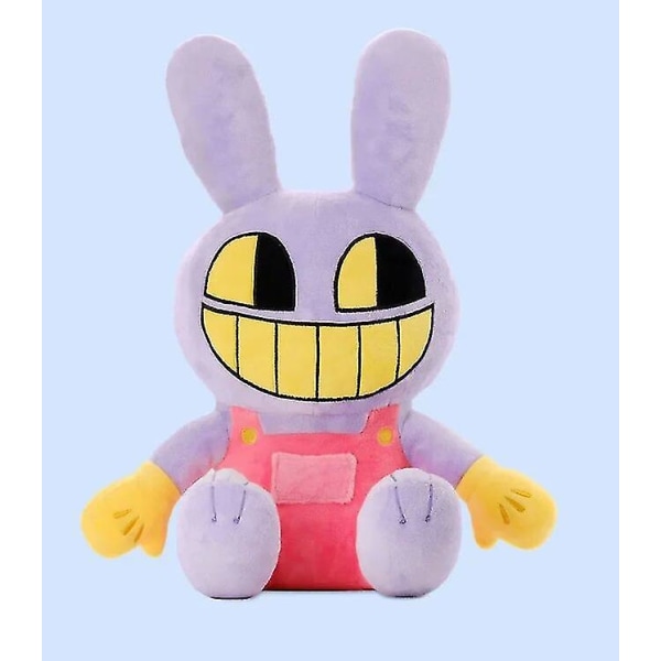 Den fantastiske digitale sirkus plysj Pomni Jax Anime Cartoon Plushie Doll Toy Theater Rabbit Doll Fylte leker Barn Julegaver[HK] jax A