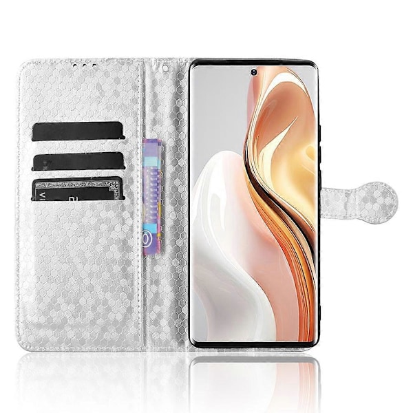 För Ulefone Note 17 Pro Fodral PU Läder Telefonskal Prickmönster Flip Plånbok[HK] Style D Multicolor