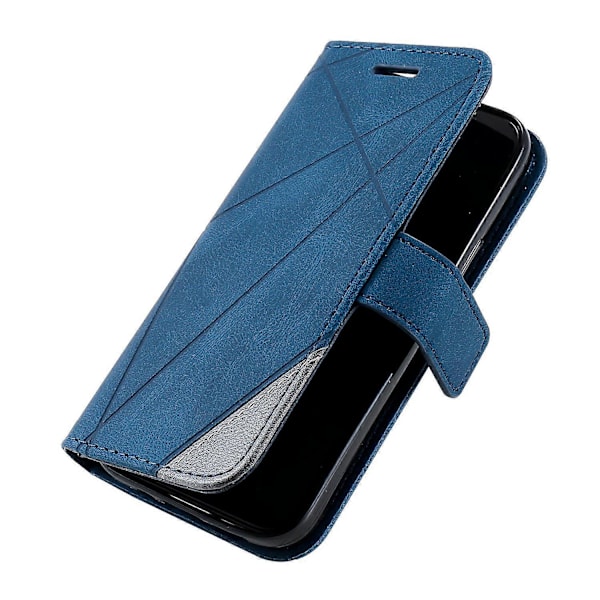 Til iPhone 12 mini Etui Wallet Læder Telefon Cover Hud-berørings Tekstur [HK] Style A Multicolor