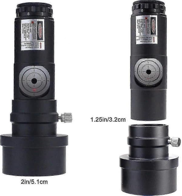 2026 1,25 tommer teleskop laser kollimator, kalibrator med 2' adapter til Newtonsk reflektor teleskop kollimation[HK]