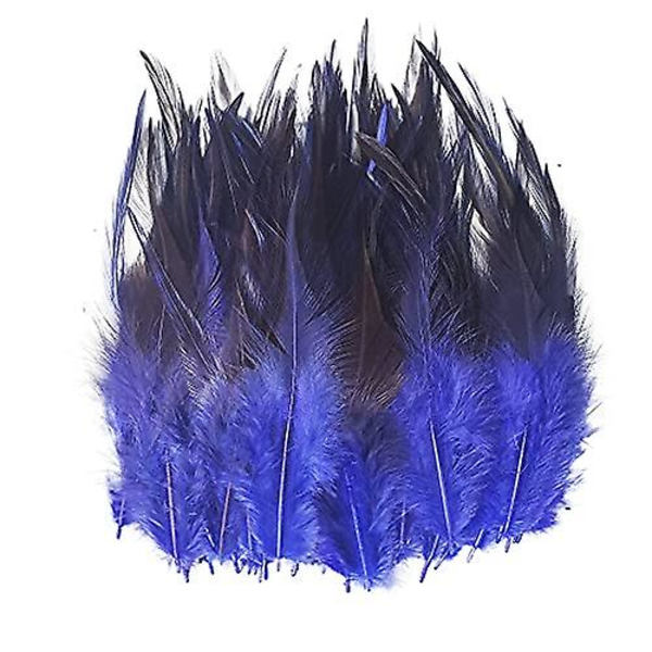 200 stk. Fjer til Håndværk [HkkK] Royal Blue