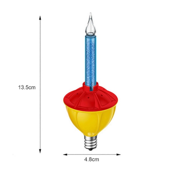 3 st Julbubbellampor IP65 Vattentäta Energibesparande Låg Strömförbrukning Inomhus Julhängande Lampor QingHai[HK] 3pcs