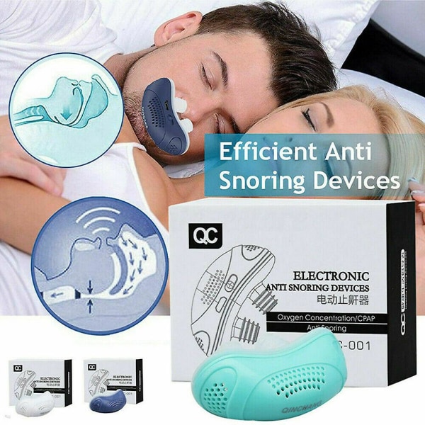 Micro Electric Cpap Noise Anti-snarkning Device Sömnapné Stoppa Snore Aid  Stopper vit 3b75 | Fyndiq