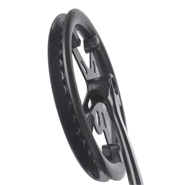 46T Vägcykel Vevparti Enkel Hastighet 170mm Cykel Vevlager Ihålig Tandplatta Cykel Vevparti Sproc[HK] Black