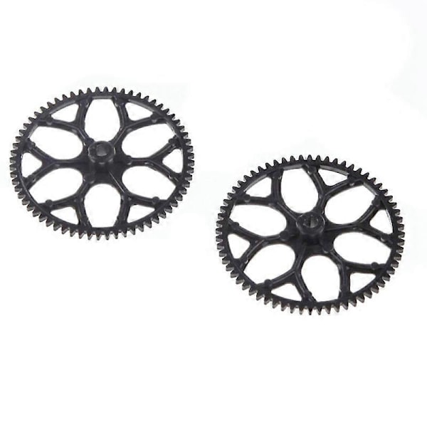 12st Huvudväxel för V911S V977 V988 V930 V966 XK K110 K110S RC Helikopter Flygplan Drönare Reservdelar Tillbehör[HK] Black