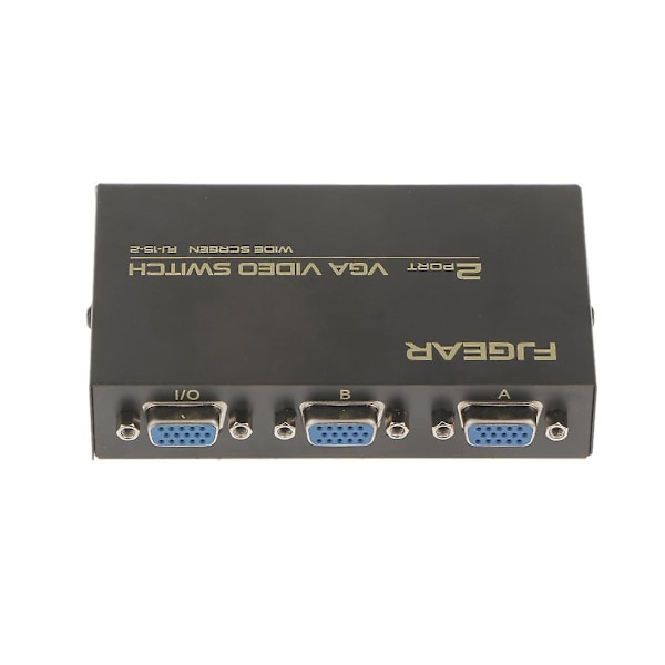 2 In 1 Ut VGA Manuell Delningsväljare Switchbox För LCD PC MC[HK]