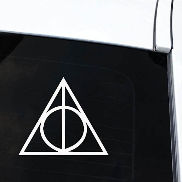 HK Kuoleman Varjelukset Harry Potter -auton heijastavat tarrat White