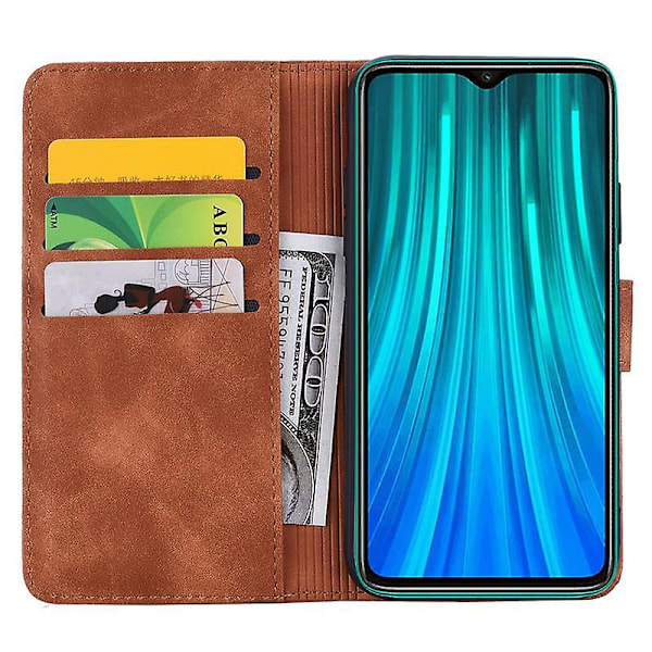 Plånboksfodral för XiaoMi RedMi NOTE 8 PRO Premium PU Läder Flip Cover Mandala[HK] Brown