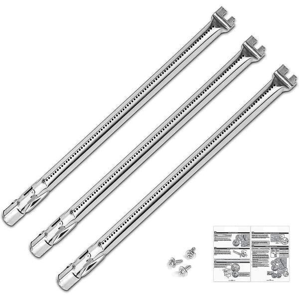 HKK rustfritt stål grillbrenner for Weber Genesis 300-serien (19,5 tommer) - E310, E320, E330, S310, S320, S330