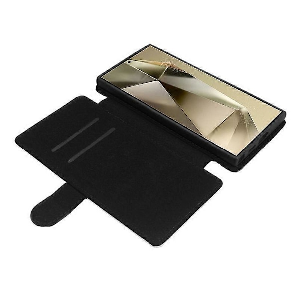 För Samsung Galaxy S25 Ultra Fodral PU Läder Sublimering Blankt Smart Phone Skal med Korthållare[HK]