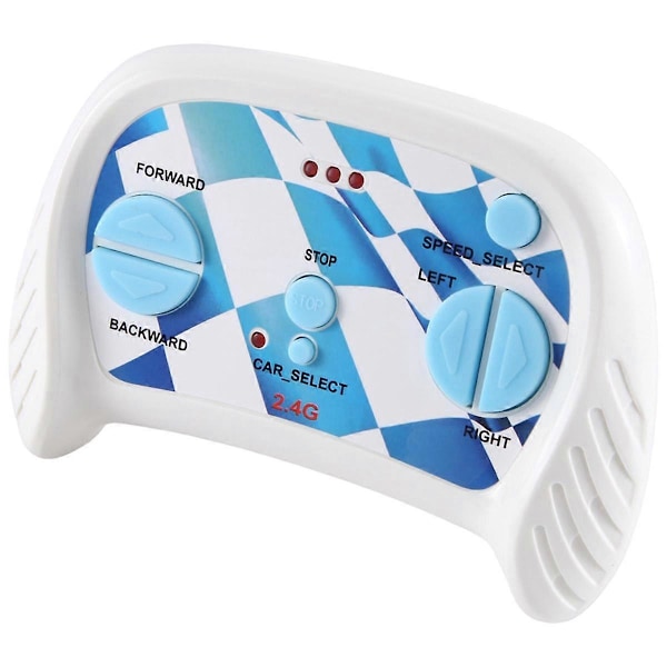 \"Elektrisk barnebil 2.4G Bluetooth fjernkontroll, for elektriske barnebil deler Blå Kont\"[HK] White  Blue