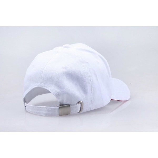 Shxx Basebollkepsar Billogokeps Justerbara Kepsar För Män Och Kvinnor Auto Sport Resekeps Racing Motorhatt B14-3636[HK] white