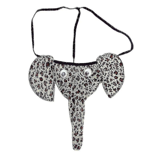 Herre Nyhed Elefant G-strengs Trusser Undertøj Briefs Lingeri Multi-farve Valgfri Høj Kvalitet[HK] Leopard