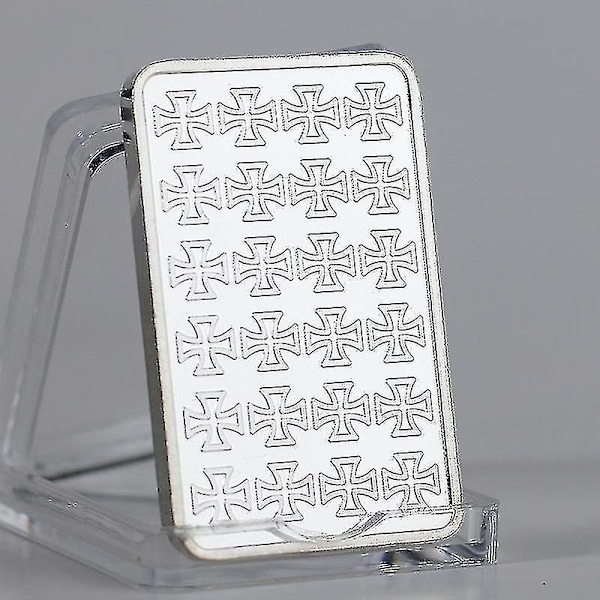 Mor 1 Oz Tysk Sølv Liberty Eagle Totem, Sølvbelagt [HK]