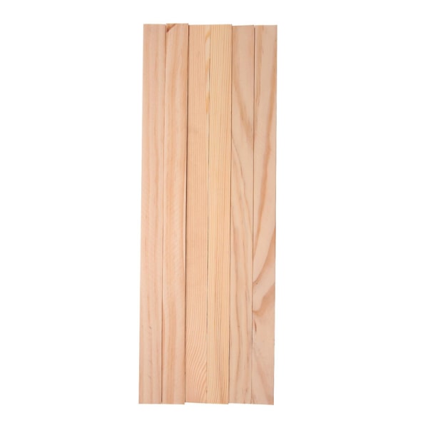 6stk/sett Mud-rolling Stick Guide Mudboard Guide Trestrimler Gjør-det-selv Keramiske Mudboard Formingsverktøy Læreverktøy for keramikk[HK] Wood color