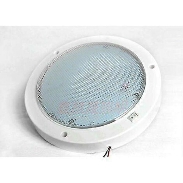 Plafonnier 12v Rv Marine Dc Led Lampor 9w Rund Ytmonterad Med Strömbrytare Bf[HK] style3468