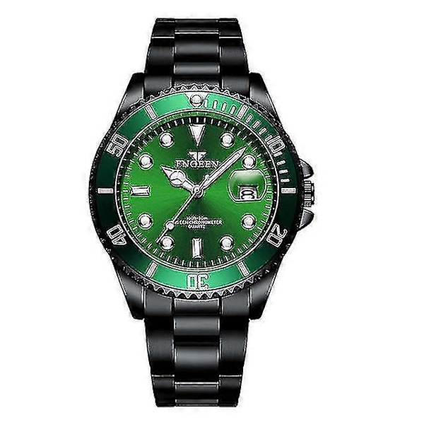 2023 Nye Herreure Herre Rustfrit Stål Vandtæt Mode Quartz Ure Herre Ur Lysende Herre Luksusur[HK] s925- 3