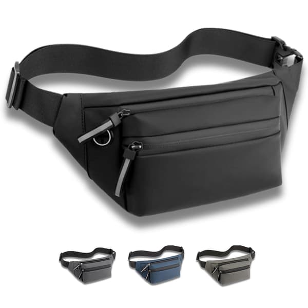 Plus Size Mageveske med Ekstra Lang Stropp 168 cm for Menn Crossbody Bag[HK]