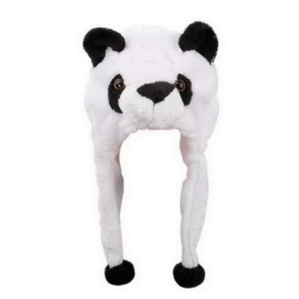 Mjuka roliga djurhattar One Size Cap Polyester Med Fleecefoder Yyds[HK] panda