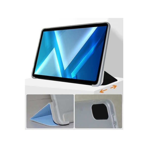 Pu Flip Cover Case Til T40s 10,4 tommer Tablet Tablet Tablet Stand T40s Tablet Case Protectiv ([HK])