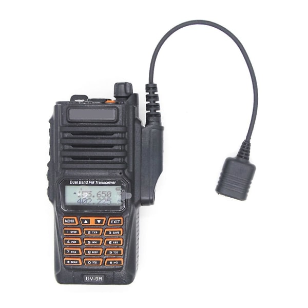 Adapterkabel for Uv-9r Plus Uv-xr Vanntett til 2 Pin Uv-82 Uv-s9 Walkie Talkie Headset Mic([HK])