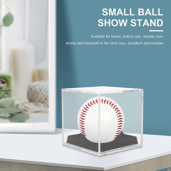 Baseboll Display Box för Visning 1Set Transparent Akrylhållare[HK]