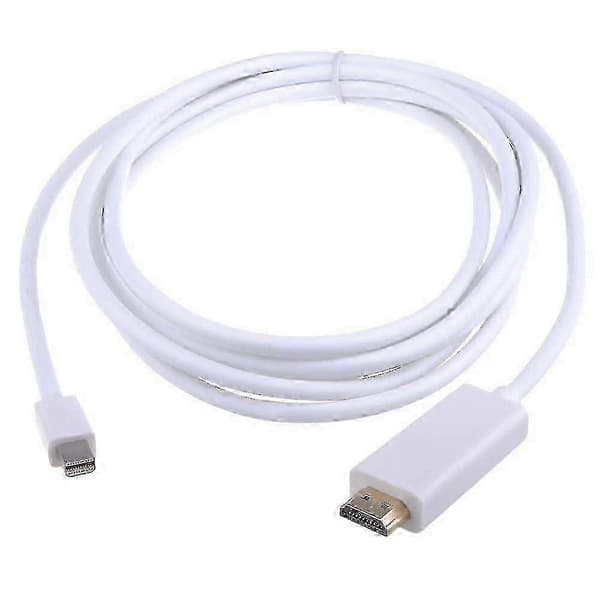 2025 For iMac Mac Mini 10FT/3M Mini DP Display Port Thunderbolt til HDMI-kabeladapter [HK]