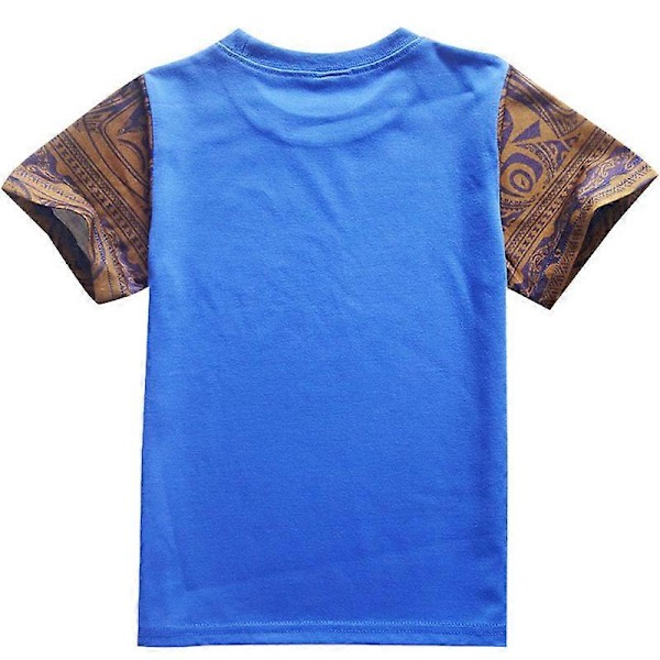 3-10 År Børn Moana Maui Kortærmet T-Shirt Shorts Sæt[HK] 3-4 Years