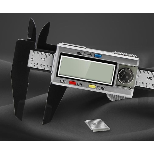 Svart - Elektronisk skyvelære i rustfritt stål Digital skyvelære 150mm / 6\" Lcd måleverktøy Innvendig diameter Utvendig diameter([HK])