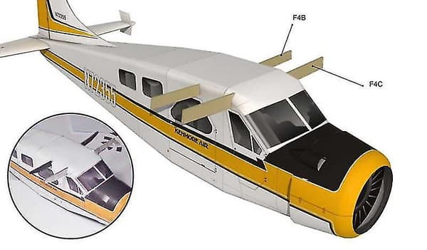 För DIY 1:32 45cm DHC 2 Beaver Sjöflygplan Montera Handarbete 3D Pussel Spel Leksak för Barn|flygplan Papper Mo[HK]