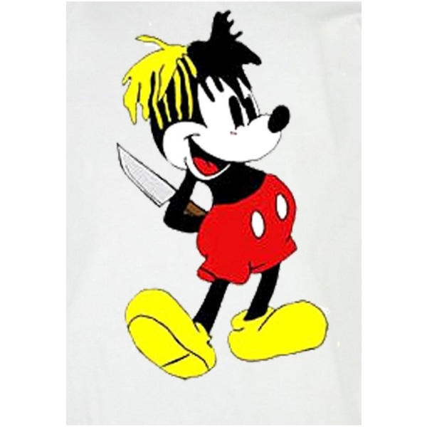 Xxxtentacion T-Shirt Blanc Mickey Killer[HK]