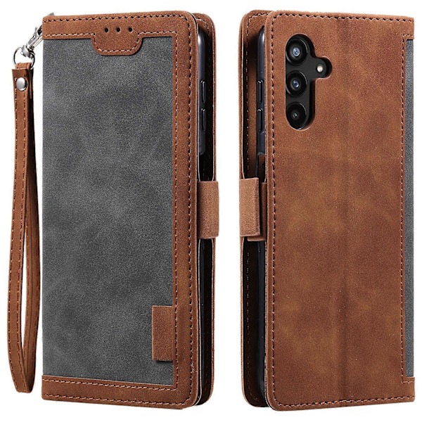 Til Samsung Galaxy A16 Wallet Case RFID-blokering Stand Læder Telefon Cover[HK] Grey