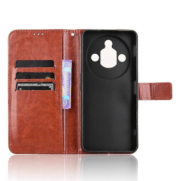 Til ZTE nubia Focus Pro Etui Crazy Horse Tekstur PU Læder Telefon Wallet Cover[HK] Style D Multicolor